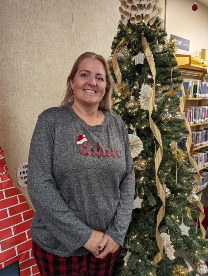 Librarian Janna Pearce: Spending time with family is the best part about winter break.