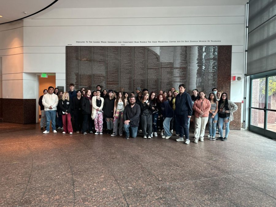 Criminal Justice students visit the Tolerance/Holocaust museum in Los Angeles to educate themselves about the history of discrimination. 