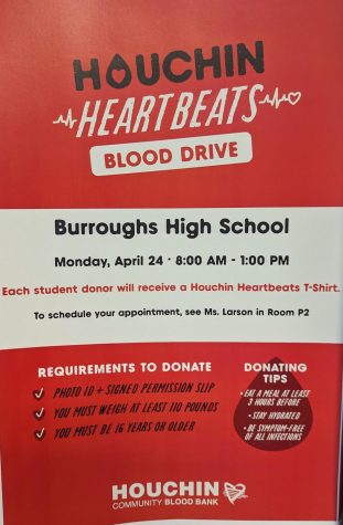 Blood Drive coming soon to Burroughs