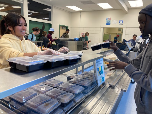 An array of appealing choices now greets students in the cafeteria, as the state’s universal meal program offers free lunches and breakfast to all.