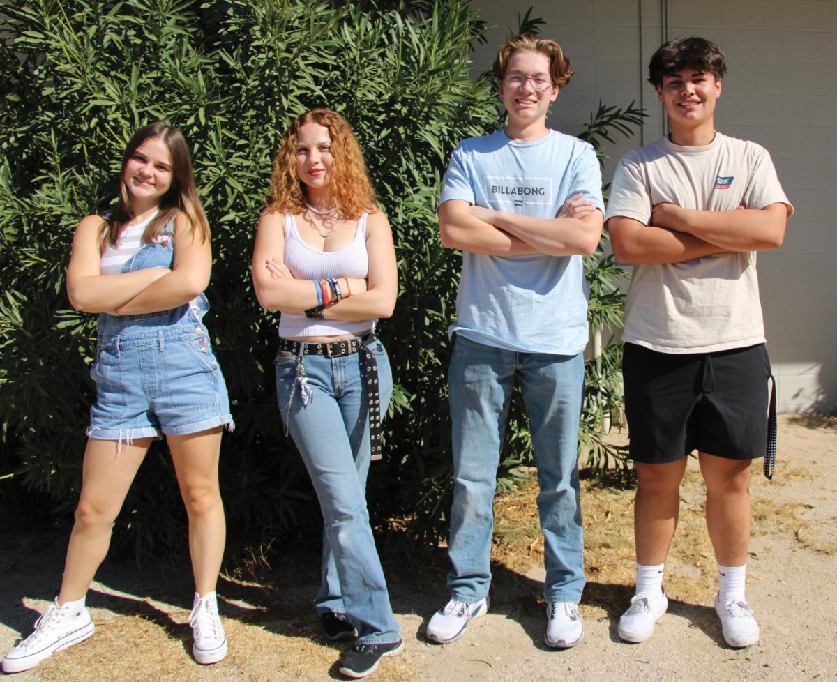 Seniors Cate Quackenbush, Lola Chierotti, Colin Pendergast, and Carl Ross attended this year's Boys & Girls State program in Sacramento this summer. 