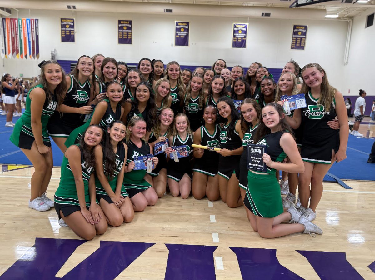 Cheer stunts out at USA Spirit Camp