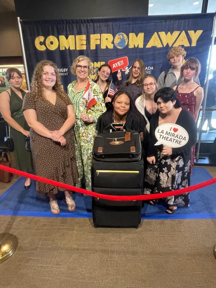 Students visit professional theater production