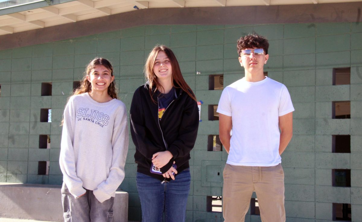 Seniors Izabel Jauregui, Aurora Shermer, and AJ Soto are ready to put the senior stage behind them -- literally. 