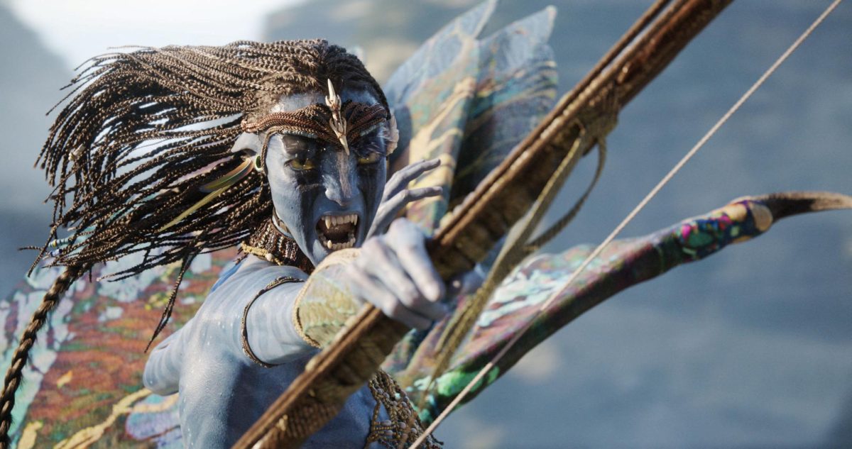Zoe Saldana as Neytiri in 20th Century Studios' AVATAR: FIRE AND ASH, in this undated film still, photo courtesy of 20th Century Studios. © 2025 20th Century Studios. All Rights Reserved/Handout via REUTERS
